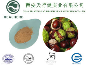 Horse Chestnut Fruit Extract Aesculus Chinensis Extract Powder Aescine 40% by HPLC